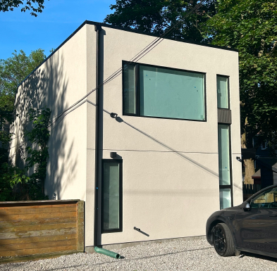 Exterior of new laneway home